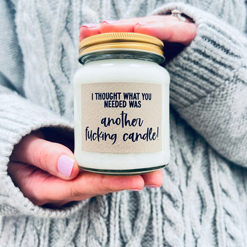 Funny candle Scented Soy Candle