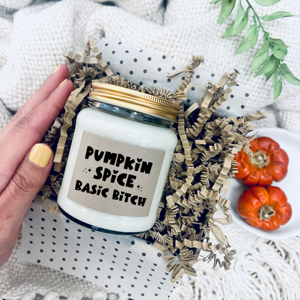 Pumpkin Spice Basic Bitch Candle