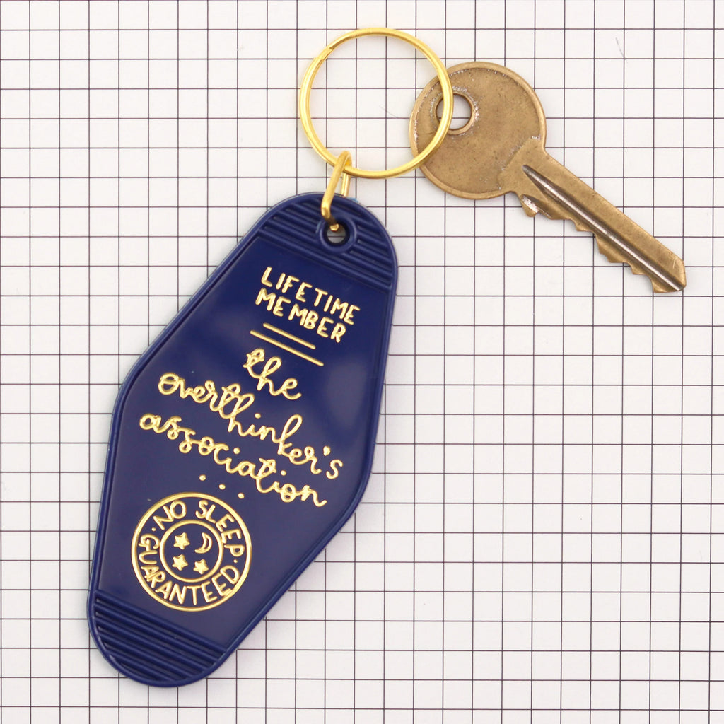 Motel Keyring - The overthinker's association