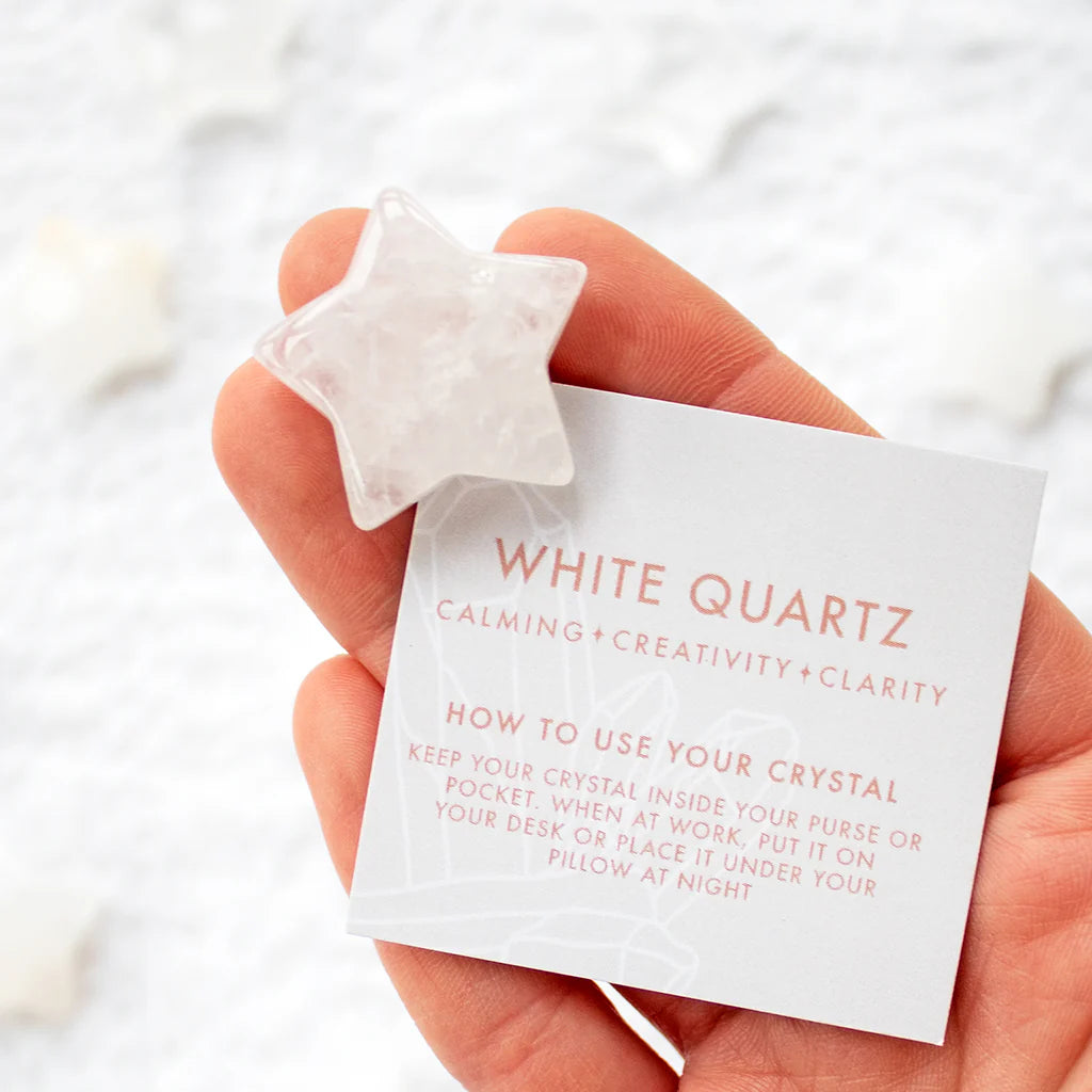 White Quartz Star Crystal