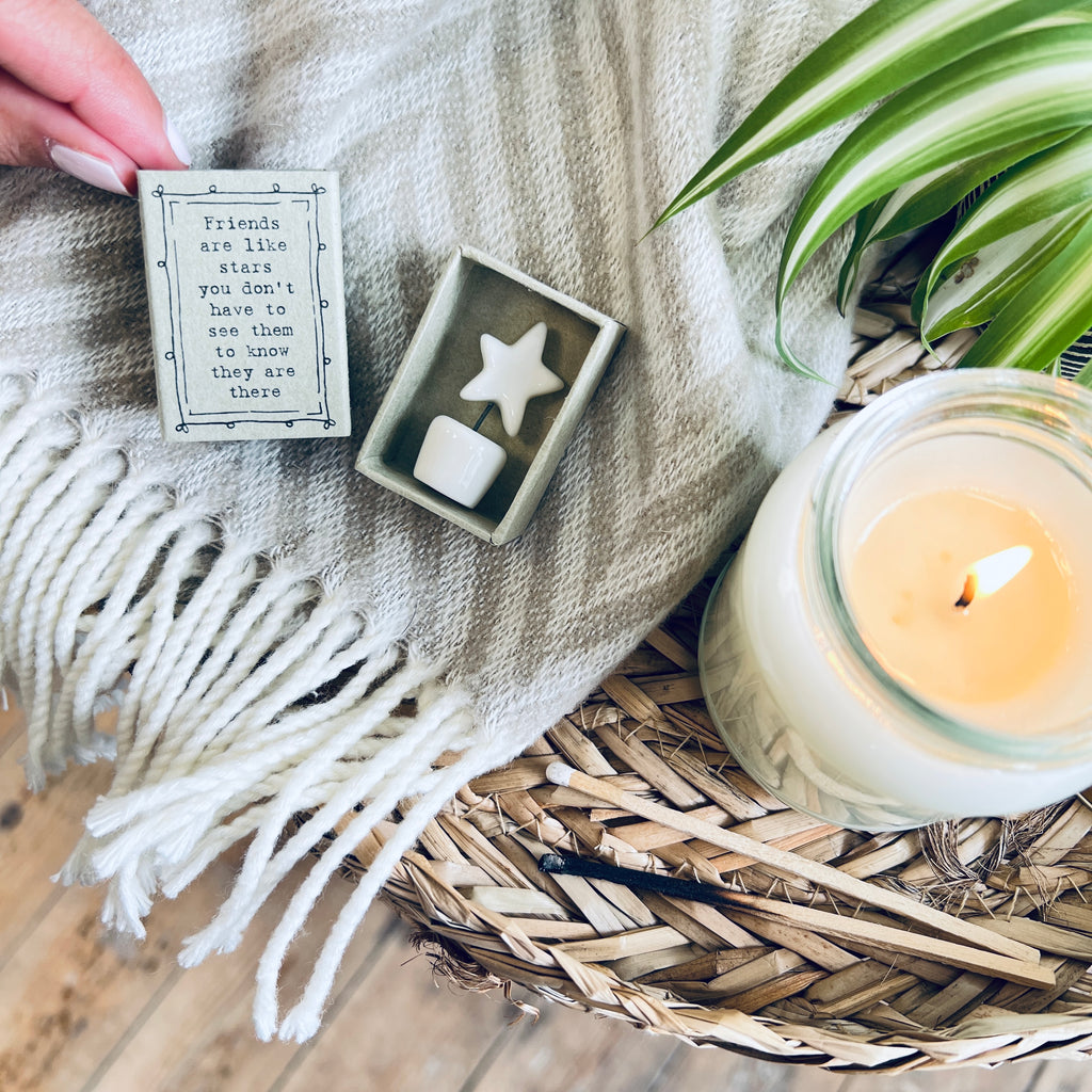 Friends are like stars keepsake trinket in sweet little box