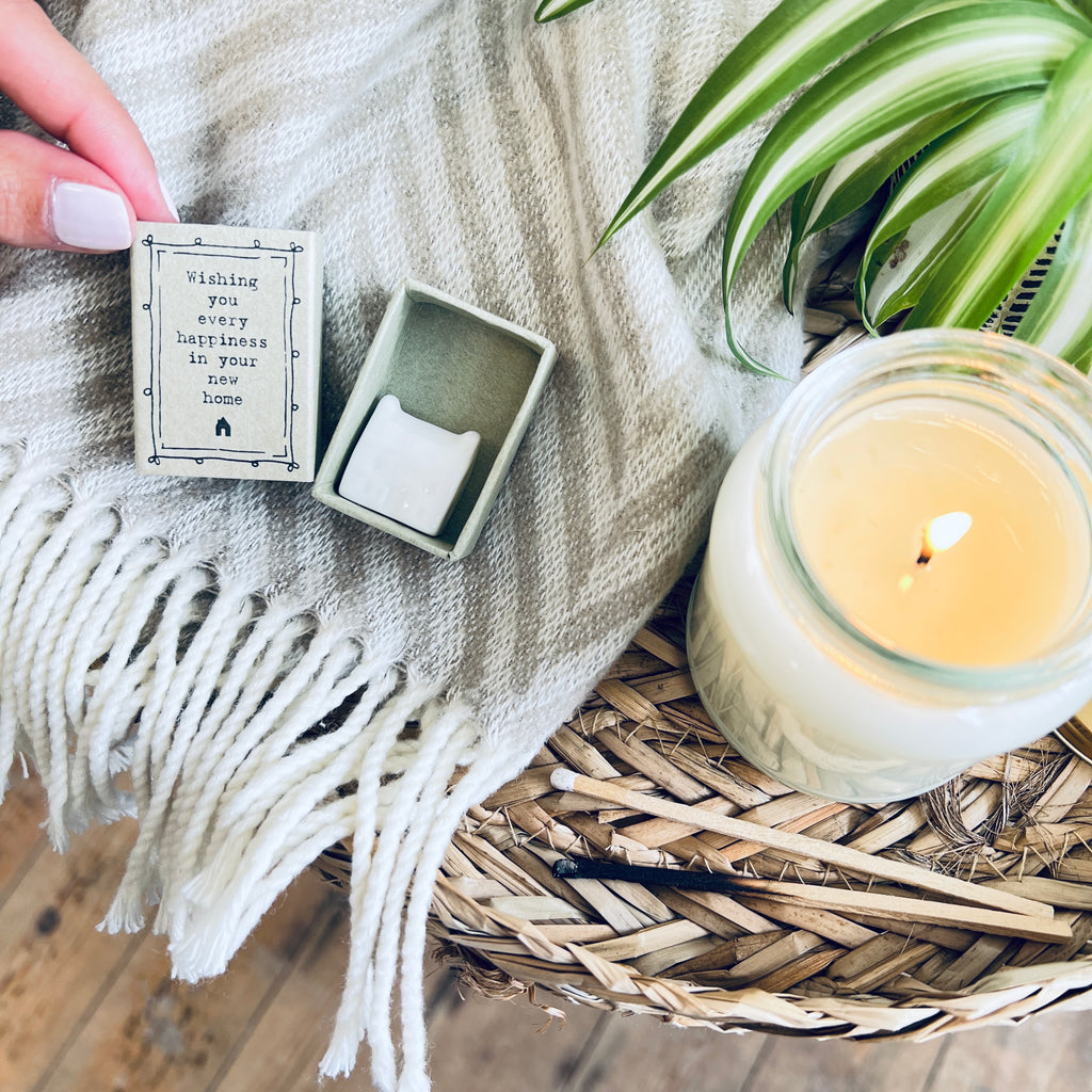 Wishing you every happiness in your new home House trinket in sweet little box