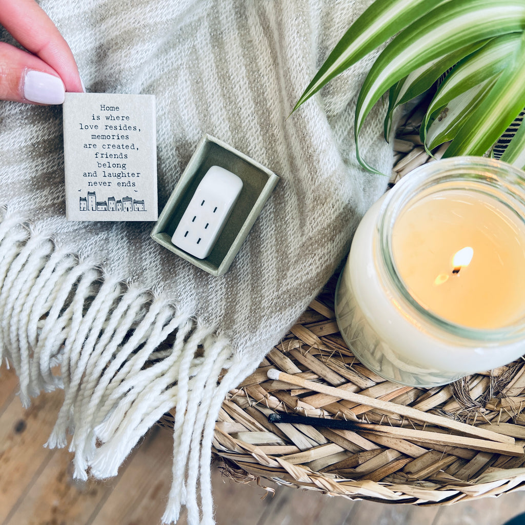 Home is where love resides... House trinket in sweet little box