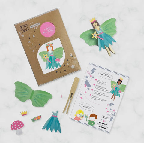 Cotton twist make your own fairy peg doll