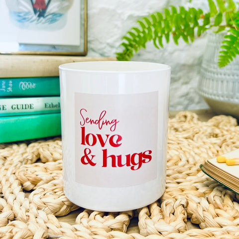 Sending Love & Hugs Scented Candle Gift