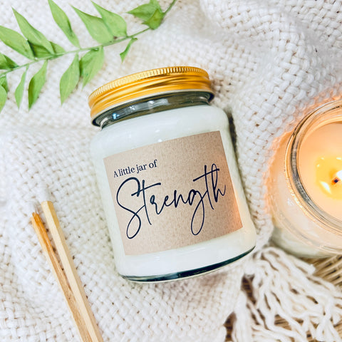 A little jar of strength Scented Soy Candle