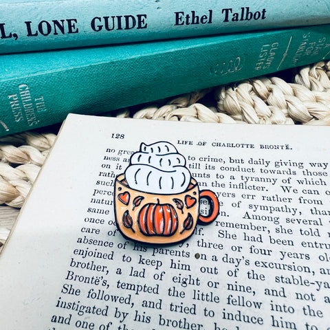Pumpkin Spice pin badge
