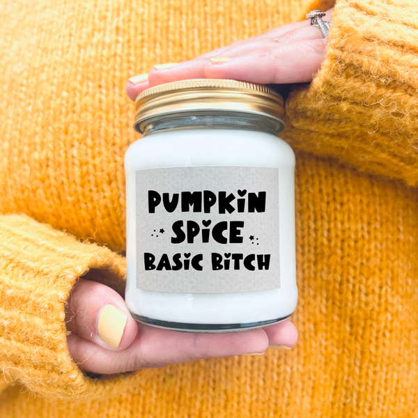 Pumpkin Spice Basic Bitch in two Autumnal fragrance options