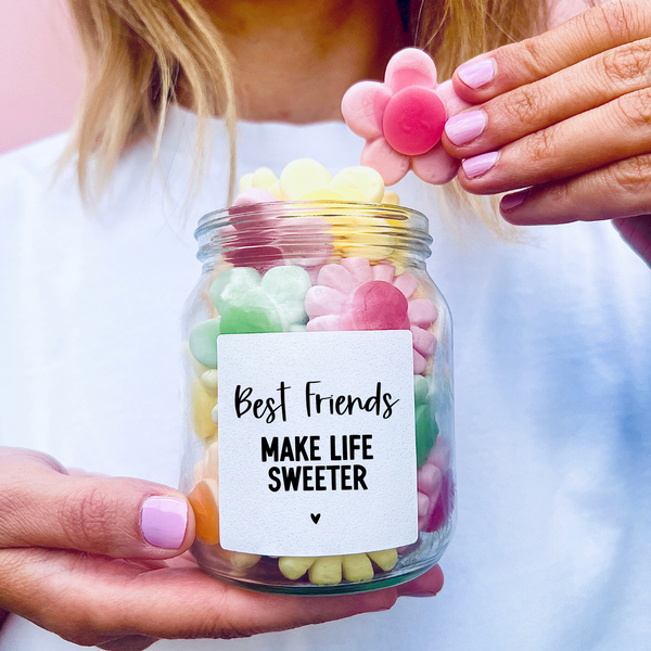 Best friends make life sweeter! Sweet Jar