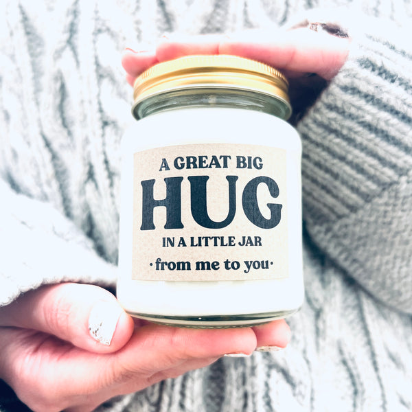 A great big hug in a little jar
