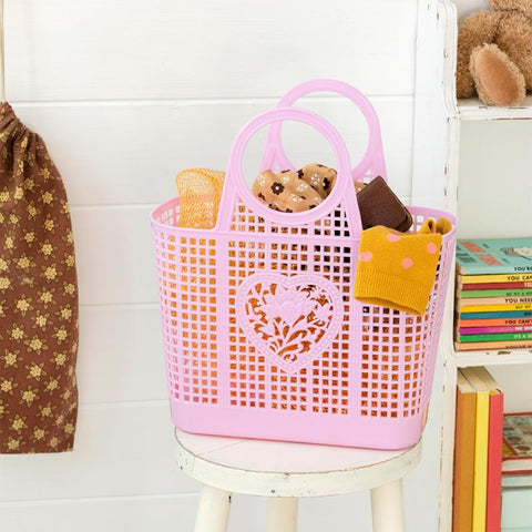 Amélie basket bag - pink