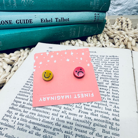 Happy & Sad face Earrings