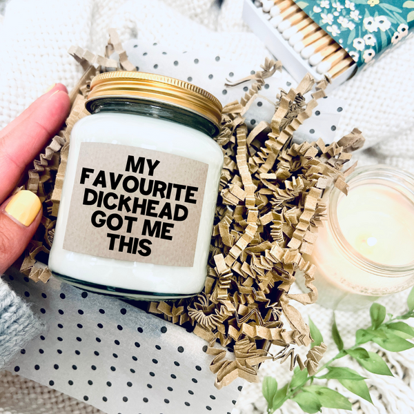 My favourite Dickhead got me this funny candle