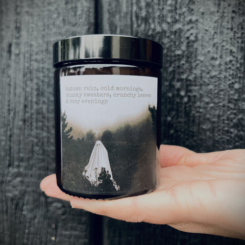 Autumn Halloween Ghost Cosy Soy Candle