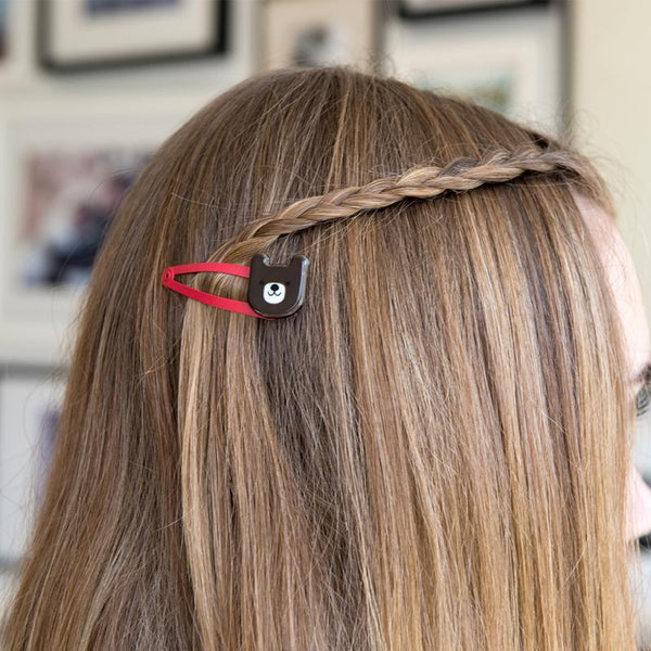 Bruno the bear hair clips