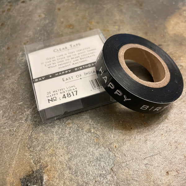 East of India Happy Birthday tape