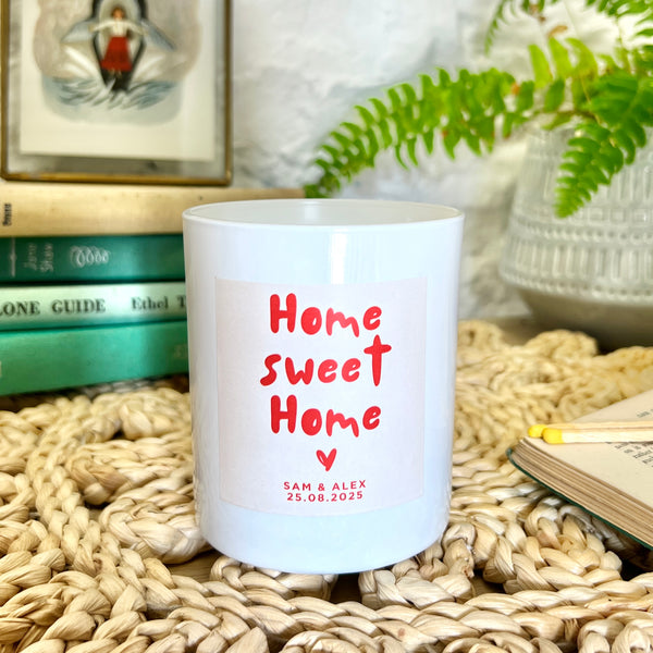 Home Sweet Home Housewarming Candle