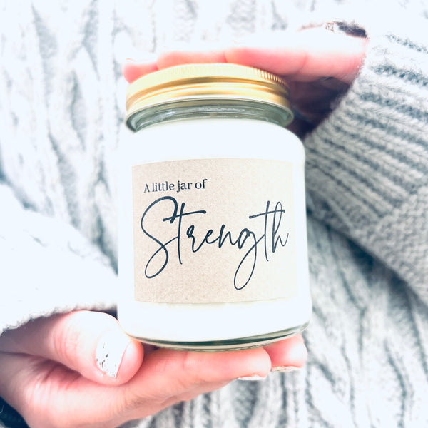 A little jar of strength Scented Soy Candle