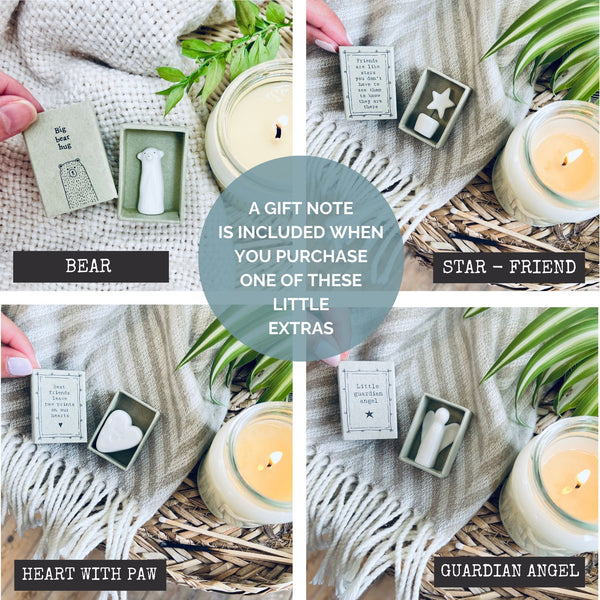 Love + Hugs Candle & keepsake gift set