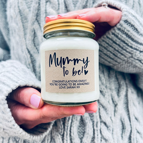 Mummy to be Baby Shower Soy Scented Candle