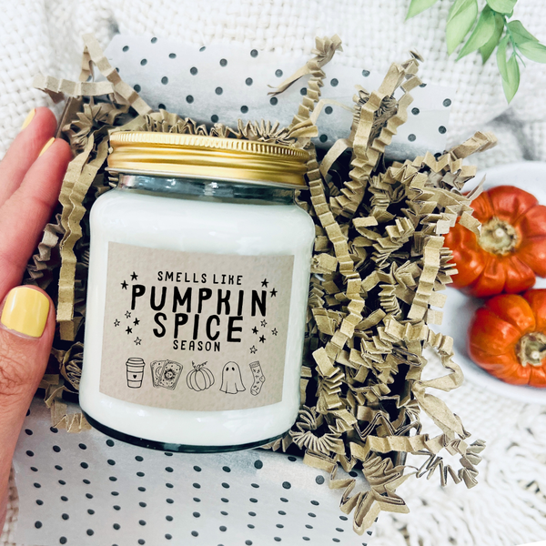 Pumpkin Spice Season Candle, Autumn Gift, Cosy Fall Home Decor