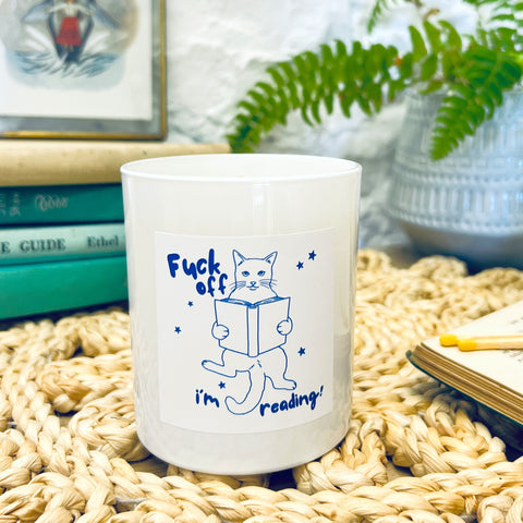 Fuck Off, I'm reading Funny candle