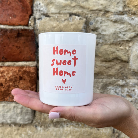 Home Sweet Home Housewarming Candle