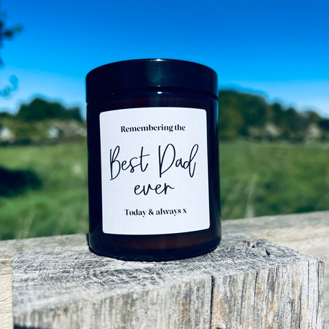 Remembrance Father's Day Candle