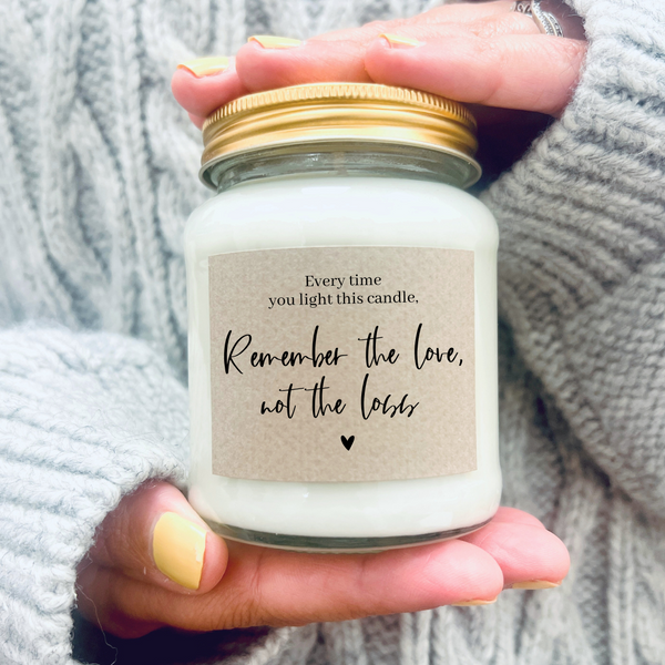 Memorial, remembrance candle