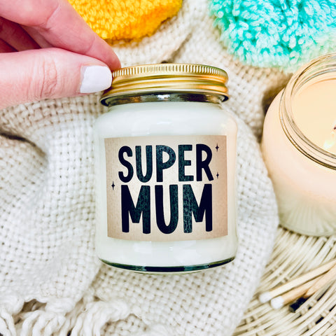 Super Mum Candle Gift