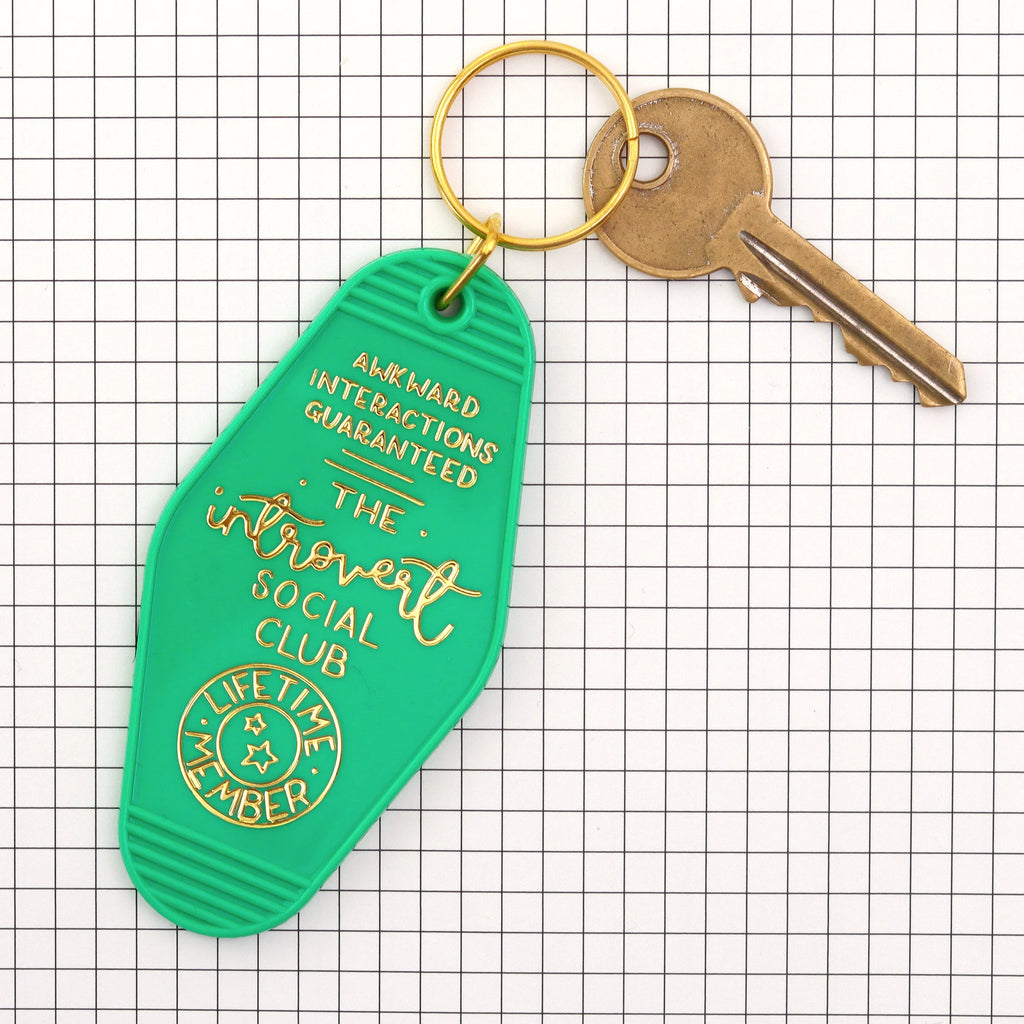 Motel Keyring - The Introvert social club