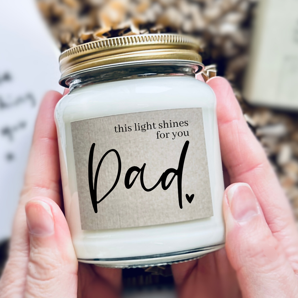 This Light Shines For You Dad | Father Remembrance Candle