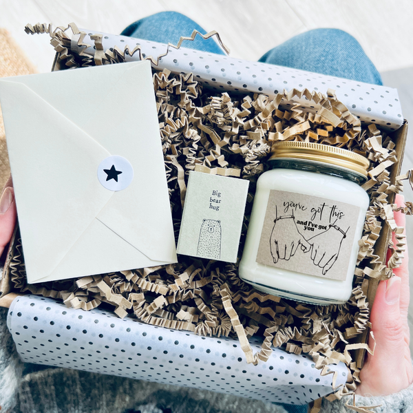 You've got this, candle, keepsake and gift note set